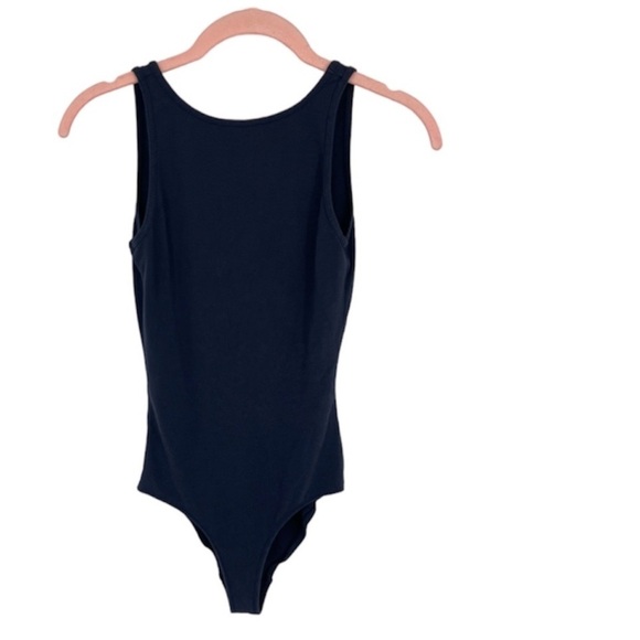 Aritzia  Community Intent Bodysuit Sleeveless Scoop open back in Navy XXS - Picture 4 of 15